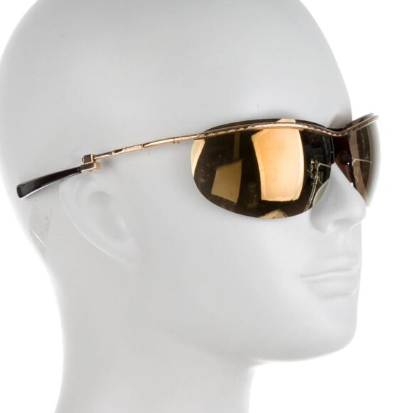 John Galliano Shield Vintage Gold  Sunglasses - Picture 1 of 4